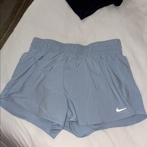 Nike Women's Sky Blue Athletic Shorts